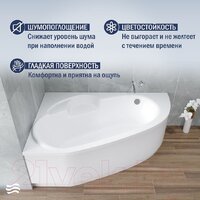 Ванна Lauter Valencia 160x105 2102160L (с ножками) - Превью изображения №3 — Интернет-магазин Time-Shop