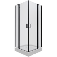 Triton Тау Блэк А1 90х90 (прозрачное стекло)