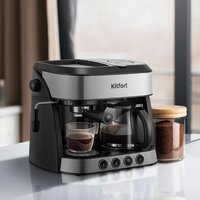 Рожковая кофеварка Kitfort KT-7185 - Превью изображения №2 — Интернет-магазин Time-Shop