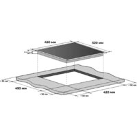 Варочная панель Meferi MIH453WH Power - Превью изображения №5 — Интернет-магазин Time-Shop