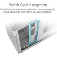 Корпус ASUS Prime AP201 (белый) - Превью изображения №4 — Интернет-магазин Time-Shop