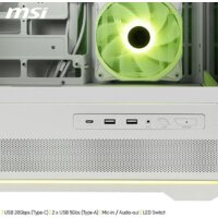 Корпус MSI MAG Pano 110R PZ (белый) - Превью изображения №5 — Интернет-магазин Time-Shop