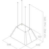 Кухонная вытяжка Elica Ikona Light IX/F/60 PRF0165071 - Превью изображения №4 — Интернет-магазин Time-Shop