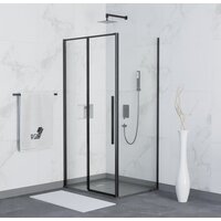 Душевой уголок RGW SV-42B (SV-12B + Z-050-2B) 32324250-014 150x100 (черный/прозрачное стекло) - Превью изображения №1 — Интернет-магазин Time-Shop