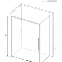 Душевой уголок RGW SV-42B (SV-12B + Z-050-2B) 32324250-014 150x100 (черный/прозрачное стекло) - Превью изображения №2 — Интернет-магазин Time-Shop