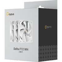 Комплект вентиляторов для корпуса Ocypus Delta F12 WH 3IN1 - Превью изображения №6 — Интернет-магазин Time-Shop