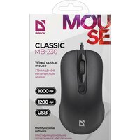 Мышь Defender Classic MB-230 (4 кнопки) - Превью изображения №4 — Интернет-магазин Time-Shop