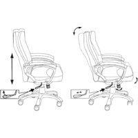 Офисное кресло Бюрократ CH-868N OR-10 (темно-коричневый) - Превью изображения №6 — Интернет-магазин Time-Shop