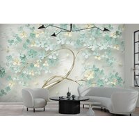 Фотообои Vimala 3D Дерево-мята 270x400 - Превью изображения №2 — Интернет-магазин Time-Shop