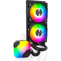 Система жидкостного охлаждения для процессора Montech HyperFlow ARGB 240 (черный) - Превью изображения №2 — Интернет-магазин Time-Shop