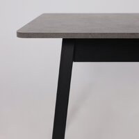 Кухонный стол Мамадома Tirk radial-94 раздвижной 94-126х64 (дымчатая керамика/черный) - Превью изображения №10 — Интернет-магазин Time-Shop