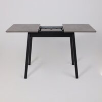 Кухонный стол Мамадома Tirk radial-94 раздвижной 94-126х64 (дымчатая керамика/черный) - Превью изображения №19 — Интернет-магазин Time-Shop