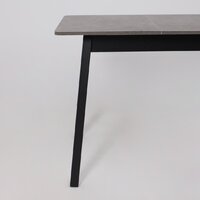 Кухонный стол Мамадома Tirk radial-94 раздвижной 94-126х64 (дымчатая керамика/черный) - Превью изображения №9 — Интернет-магазин Time-Shop