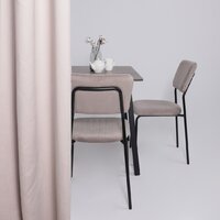 Кухонный стол Мамадома Tirk radial-94 раздвижной 94-126х64 (дымчатая керамика/черный) - Превью изображения №3 — Интернет-магазин Time-Shop