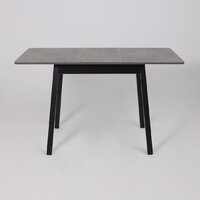 Кухонный стол Мамадома Tirk radial-94 раздвижной 94-126х64 (дымчатая керамика/черный) - Превью изображения №22 — Интернет-магазин Time-Shop