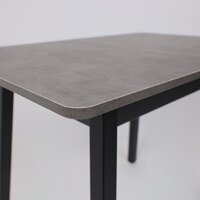 Кухонный стол Мамадома Tirk radial-94 раздвижной 94-126х64 (дымчатая керамика/черный) - Превью изображения №8 — Интернет-магазин Time-Shop