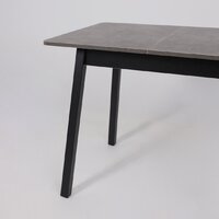 Кухонный стол Мамадома Tirk radial-94 раздвижной 94-126х64 (дымчатая керамика/черный) - Превью изображения №12 — Интернет-магазин Time-Shop