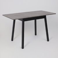 Кухонный стол Мамадома Tirk radial-94 раздвижной 94-126х64 (дымчатая керамика/черный) - Превью изображения №17 — Интернет-магазин Time-Shop