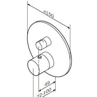 Смеситель без скрытого механизма AM.PM Like F8075600 - Превью изображения №2 — Интернет-магазин Time-Shop