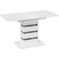 Кухонный стол Трия Мадейра тип 1 (белый глянец/ателье темный) - Превью изображения №6 — Интернет-магазин Time-Shop