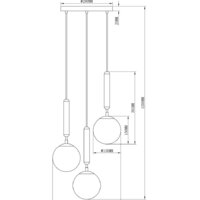 Подвесная люстра Moderli Host V2851-3P - Превью изображения №4 — Интернет-магазин Time-Shop