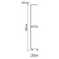  Misty Венера - 35 Пенал правый белый - П-Внр05035-01П - Превью изображения №3 — Интернет-магазин Time-Shop
