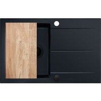 Кухонная мойка Berg Hobart BRQ1911BK - Превью изображения №2 — Интернет-магазин Time-Shop