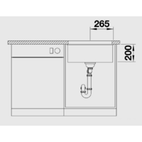 Кухонная мойка Blanco Etagon 500-U Silgranit (антрацит) [522227] - Превью изображения №4 — Интернет-магазин Time-Shop