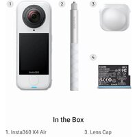 Экшен-камера Insta360 X4 Air Starter Bundle (белый) - Превью изображения №2 — Интернет-магазин Time-Shop