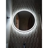  Пекам Зеркало Ring 1 80x80 ring1-80x80d (с подсветкой и сенсором на взмах руки) - Превью изображения №7 — Интернет-магазин Time-Shop