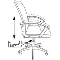 Офисное кресло Бюрократ CH-590 (черный) - Превью изображения №6 — Интернет-магазин Time-Shop