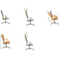 Офисное кресло CHAIRMAN CH633 (ткань, черный пластик/черный) - Превью изображения №4 — Интернет-магазин Time-Shop