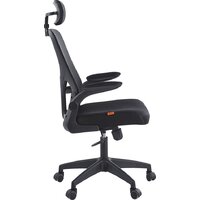 Офисное кресло CHAIRMAN CH633 (ткань, черный пластик/черный) - Превью изображения №2 — Интернет-магазин Time-Shop