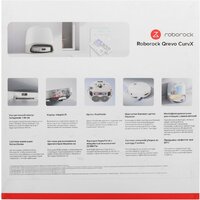 Робот-пылесос Roborock CurvX QRCX02-02 (евровилка, с русской озвучкой, белый) - Превью изображения №10 — Интернет-магазин Time-Shop