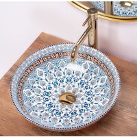 Умывальник Rea Arte (голубой) - Превью изображения №4 — Интернет-магазин Time-Shop