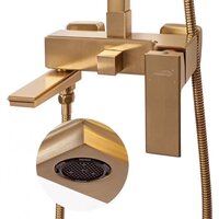 Душевая система  Hansberge H5070 (золото матовый) - Превью изображения №4 — Интернет-магазин Time-Shop