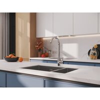 Смеситель Cersanit Cомо однорычажный 68244 (хром) - Превью изображения №10 — Интернет-магазин Time-Shop