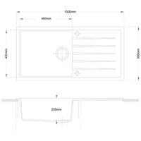 Кухонная мойка Longran Classic CLS914.457 (colorado/08) - Превью изображения №2 — Интернет-магазин Time-Shop