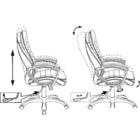 Офисное кресло Бюрократ T-9950LT (коричневый) - Превью изображения №5 — Интернет-магазин Time-Shop