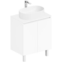 ЗОВ Тумба под умывальник M80LW0LWS-LDSPW (белый)