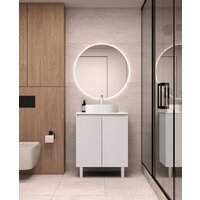  ЗОВ Тумба под умывальник M80LW0LWS-LDSPW (белый) - Превью изображения №4 — Интернет-магазин Time-Shop