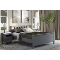 Кровать Mio Tesoro Сага 140x200 2.08.04.060.4 (серый) - Превью изображения №4 — Интернет-магазин Time-Shop