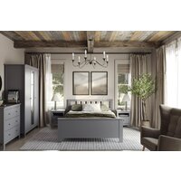 Кровать Mio Tesoro Сага 140x200 2.08.04.060.4 (серый) - Превью изображения №2 — Интернет-магазин Time-Shop