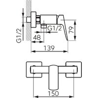 Смеситель Ferro Vitto Verdeline BVI7VLG - Превью изображения №2 — Интернет-магазин Time-Shop