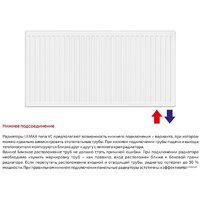 Стальной панельный радиатор Лемакс Valve Compact 33 500x700 - Превью изображения №3 — Интернет-магазин Time-Shop