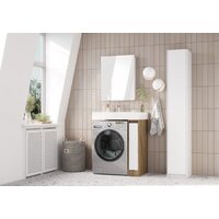  Акватон Шкаф с зеркалом Лондри 60 1A278502LH010 - Превью изображения №5 — Интернет-магазин Time-Shop