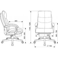 Офисное кресло Бюрократ CH-824MSG-BF (слоновая кость) - Превью изображения №17 — Интернет-магазин Time-Shop