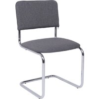 AksHome Славия Leto 68 (темно-серая ткань/хром)