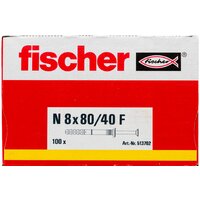 Дюбель-гвоздь Fischer N 8 x 120/80 S 48794 (100 шт) - Превью изображения №4 — Интернет-магазин Time-Shop