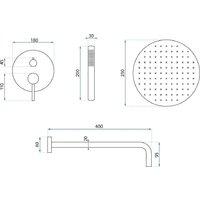 Душевая система  Rea Argon REA-P7810 - Превью изображения №3 — Интернет-магазин Time-Shop